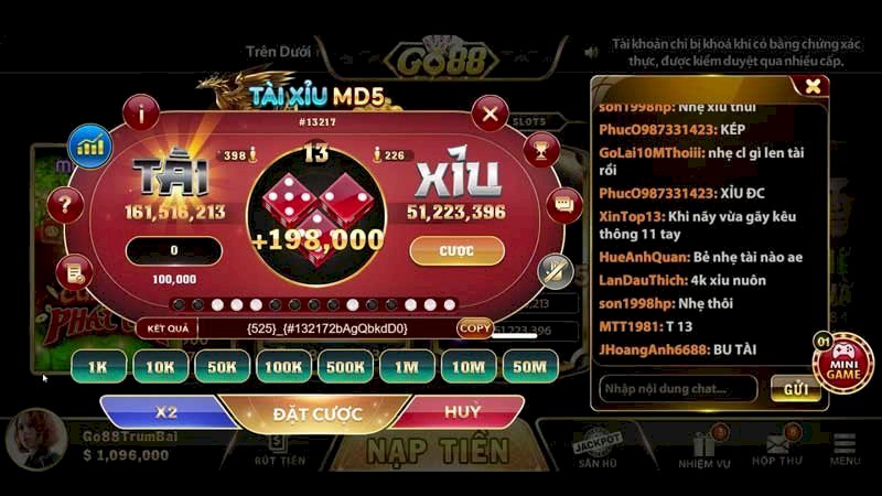 Tài Xỉu MD5 Trên Hit Club